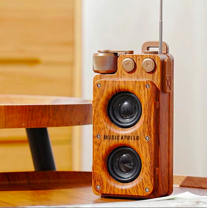 A8 FM Radio Retro Dual Vintage Speaker