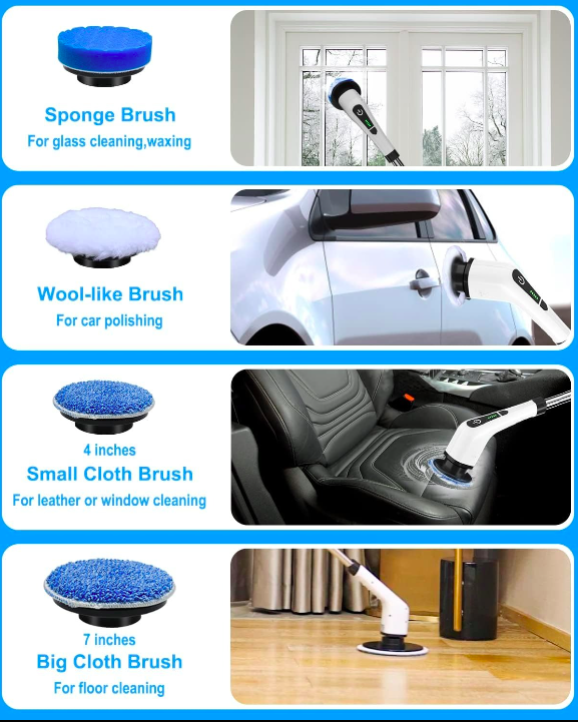 9 in 1 Electric Cleaning Brush