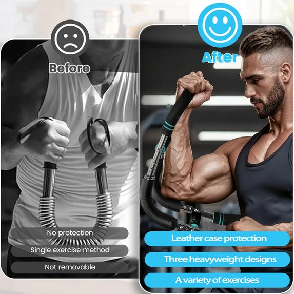 Twister Arm Trainer,Adjustable Chest Workout Equipment,Twister Arm Exerciser for Men,Grip Strength Trainer,Portable Fitness Equipment for Home