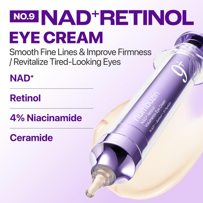 NAD+ Retinol Eye Cream – Anti-Wrinkle, Firming & Brightening Eye Treatment