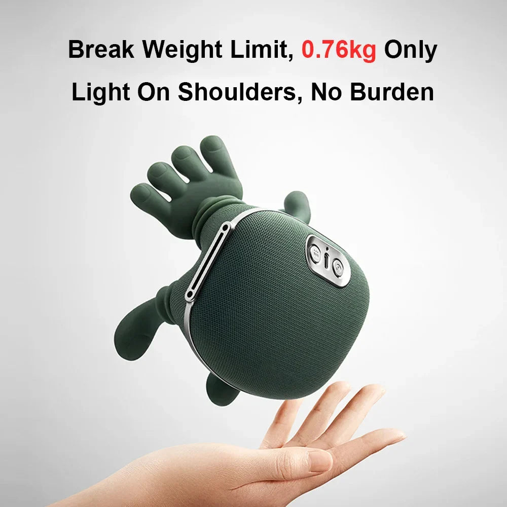 Hand-Grip Deep Tissue Neck Massager – Relieves Pain, Muscle Stiffness & Fatigue