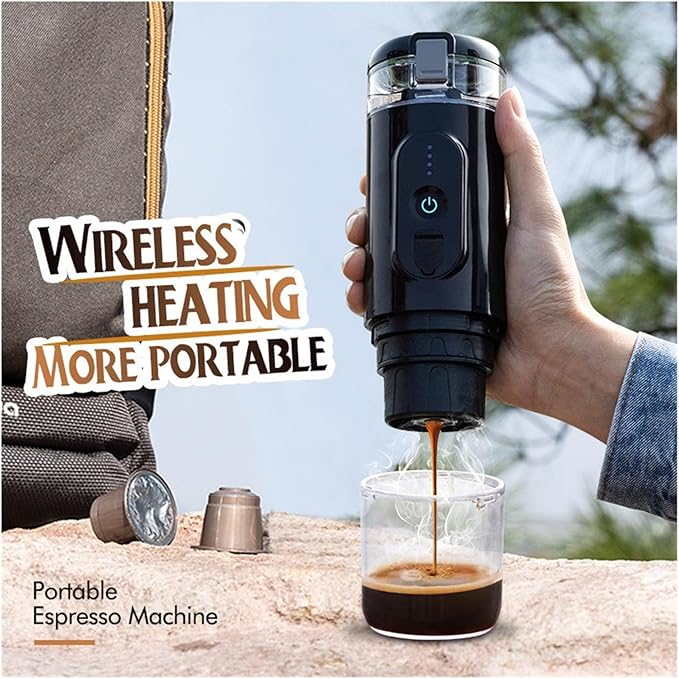 Portable Electric Espresso Coffee Maker © Ⓢ