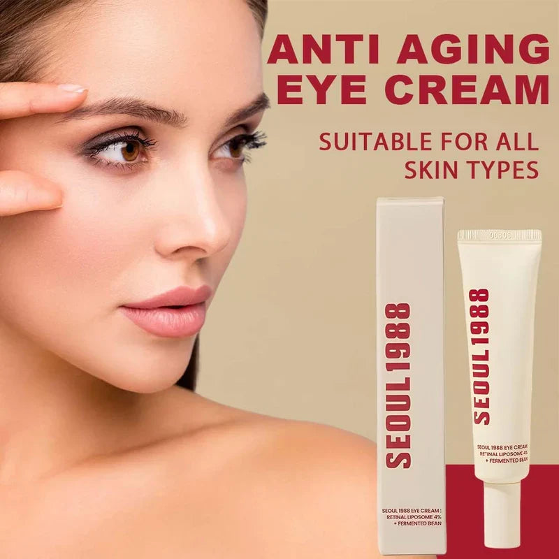 SEOUL 1988 Eye Cream – Retinal Liposome 4% + Fermented Bean | Anti-Wrinkle & Brightening Eye Care