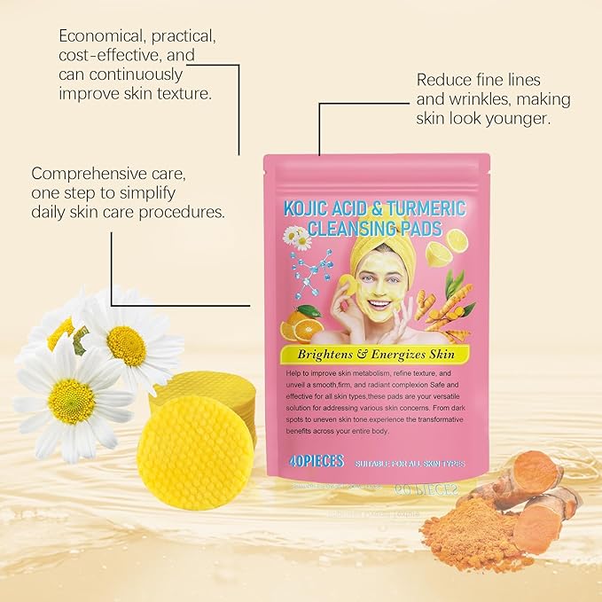 Turmeric Acid Cleaning Pads